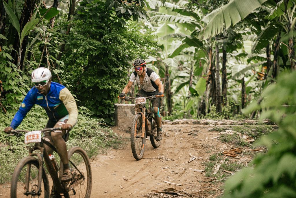 Cycling through villages