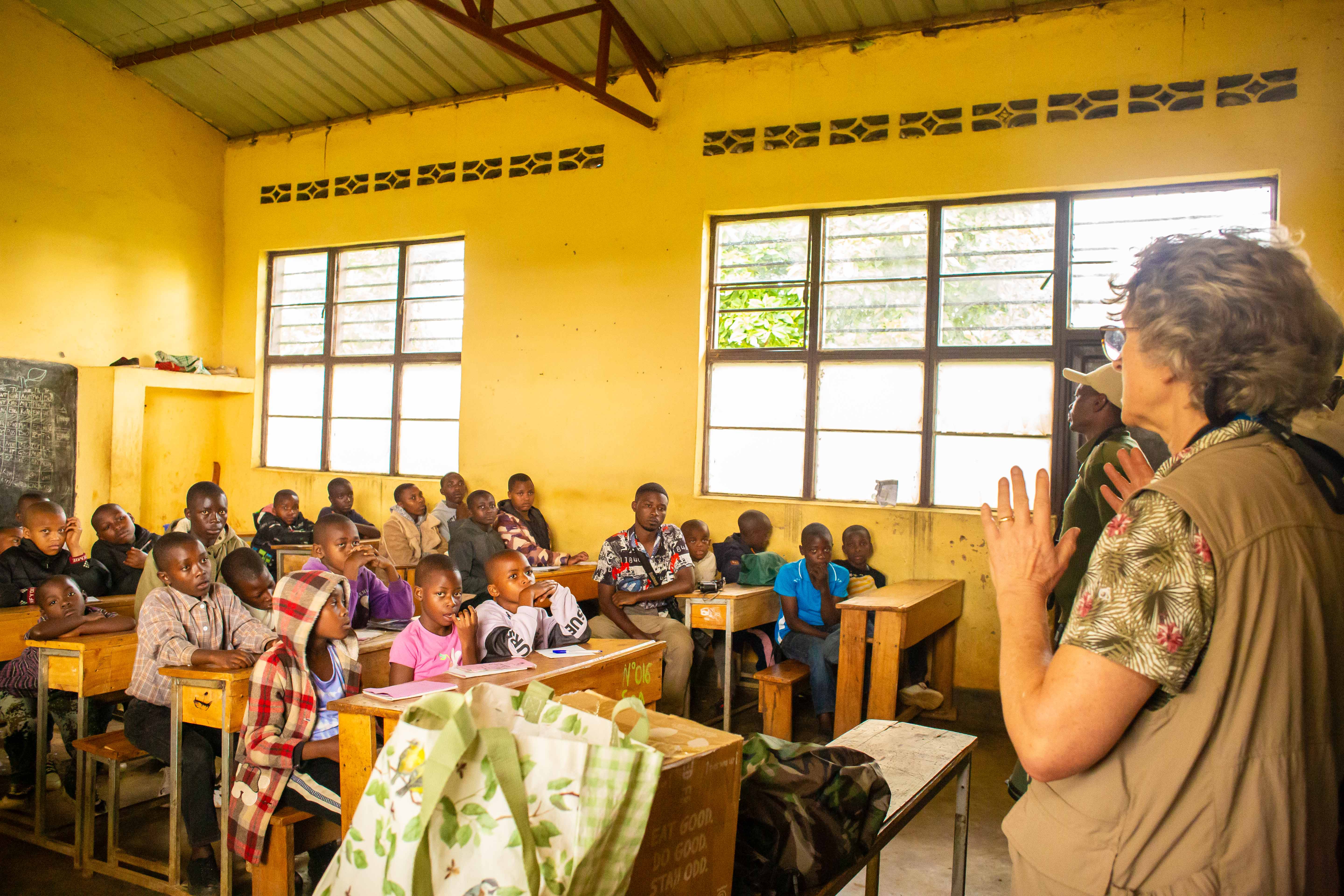 Kids exploring nature trails